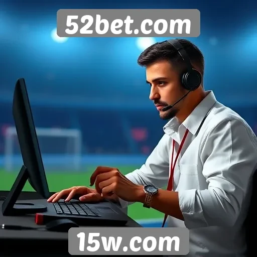 Como funciona o suporte ao cliente no 52bet.com
